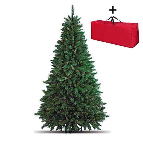 121,9 cm Gonna per albero di Natale in finta pelliccia base per albero di Natale Rorchio spessore con paillettes argentate 