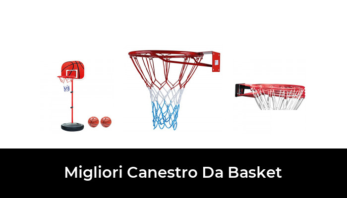 Canestro in Metallo da Basket con Rete con Diametro 46 cm Globo 