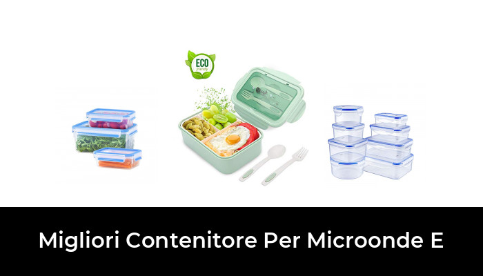 1L x 5 senza BPA Cutiset Set di 5 contenitori per alimenti in vetro con coperchio confezione da 5 adatti per microonde congelatore e lavastoviglie 