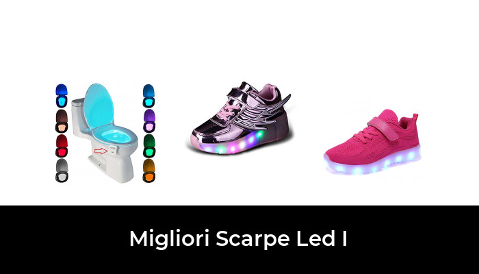 Voovix Bambini LED Light-up Scarpe con Telecomando Low-Top Lampeggiante Sneakers con Luci per Ragazze e Ragazzi