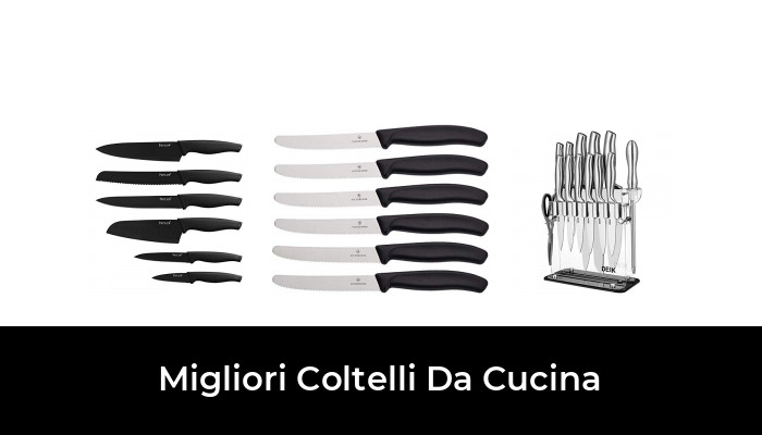 Set di 3  coltelli da cucina con manico ergonomico antiscivolo e lama con decorazione esclusiva 