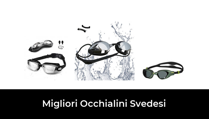 Occhialini Svedesi Anti-Fog| Grande Comfort e aderenza Design Italiano Occhialini da Nuoto SWIMXWIN Occhialini Silflake Nero