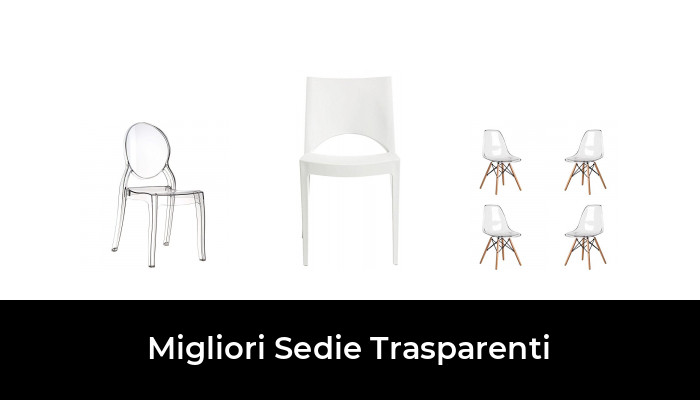Ufficio Sedie Trasparenti ispirate a Louis Ghost Sala da Pranzo Design con Cristalli Cucina Salone Trasparente