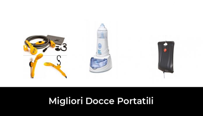 YMYNY - Set doccia portatile, soffione doccia multigetto, doccia per