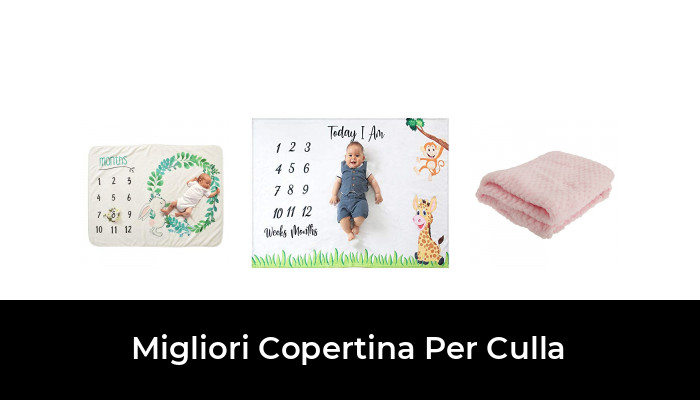 70x90 Clevamama Copertina in Cotone per Lettino e Culla Bianco Coperta Neonato e bambino con Struttura a Nido dApe 