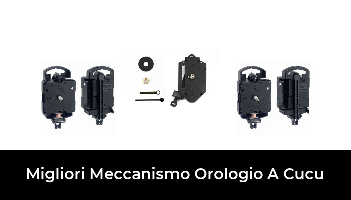 Meccanismo Orologio cu-cù al Quarzo con Pendolo con lancette plastica Bianche Cuckoo Kit