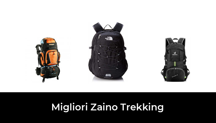 Zaino 60L Multi Tasche per Cammino Escursionismo Trekking Ciclismo Arancione 