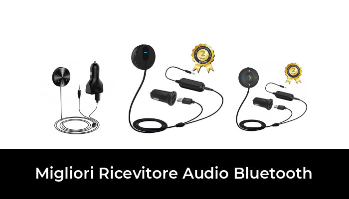 ALONGB Adattatore per Ricevitore Audio per Musica Wireless a Mani libere Kit per Auto AUX Jack da 3,5 mm Kit per Auto Bluetooth per Altoparlante Cuffie Stereo per Auto 
