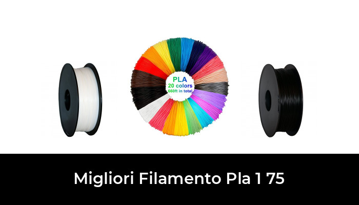 multicolore arcobaleno 1 kg Filamento PLA 1,75 mm nessun groviglio avvolgimento ordinato aggiornato 