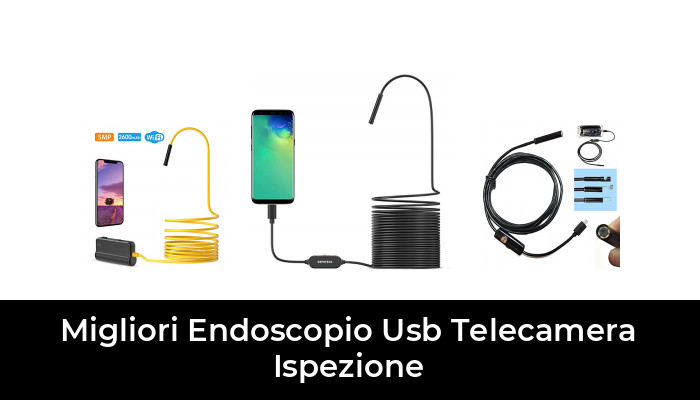 1m Keyohome Endoscopio Android 3 in 1 Impermeabile IP67 USB Telecamera di Ispezione con LED Cavo Serpente Rigido per Dispositivo Tablet Smartphone 