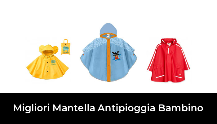 Wetry Antipioggia Poncho Bambini,Unisex Impermeabile Pioggia Incappucciati Cappotto Pioggia con Striscia Riflettente,80-130CM 