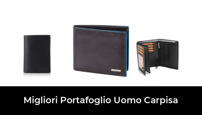 Portafoglio Uomo In Pelle Theodore - Design Verticale, 10 Scomparti Carte, Protezione RFID, Colore Marrone Vintage - copertina