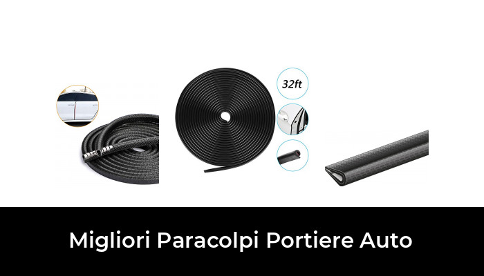 Paracolpi Portiere Auto Proteggi Bordi Porte Universale Carbon 4 Pezzi