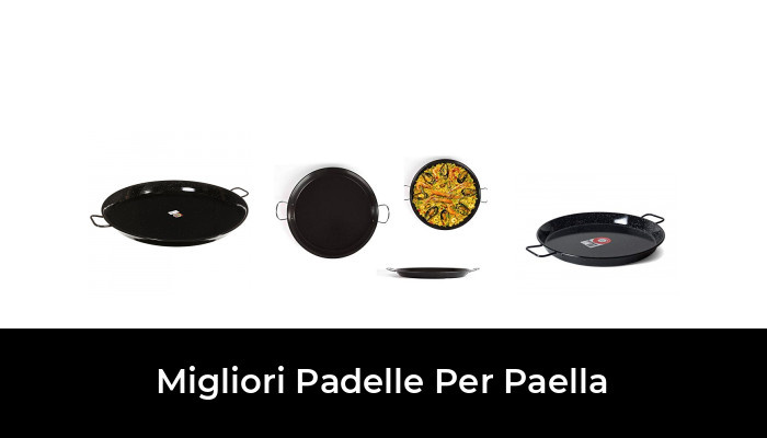 Nero Induzione / Vitro Ø 28 cm Padella per Paella in Acciaio Carbonio Antiaderente Space Home 