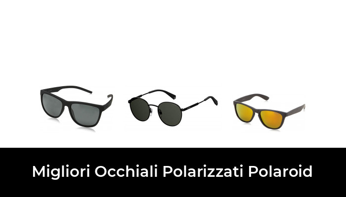 P8443 Materiale leggero Polarizzati Polaroid Custodia protettiva inclusa Occhiali da sole Donna e Uomo Rettangolare 