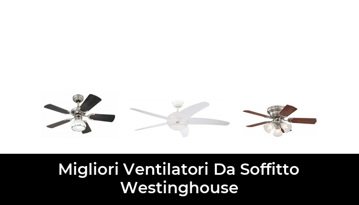 Westinghouse 7806540 Kingston Ventilatore a soffitto diametro 105 cm presa/spina colore acero / argento alluminio metallo 