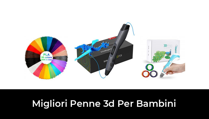 Set di penne 3D per bambini con filamento PLA da 265 piedi Lihuachen penna 3D come regalo creativo per adulti appassionati di scarabocchiare penna 3D con PLA 27 colori fai da te e premere 3D 