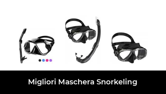 SWJJ Maschera Subacquea Trasparente Maschera da Snorkeling Integrale 180° Visibile Full Face Antiappannamento Antifiltrazioni Occhiali da Nuoto subacquei 