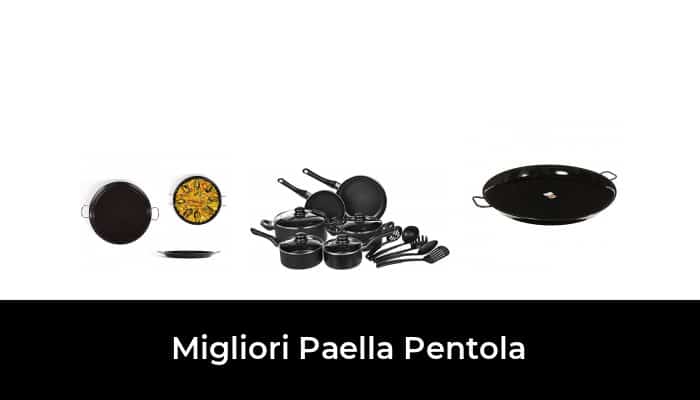 14 cm Blu Menax Made in Spain Padella per Paella Mini in Acciaio Vetrificato Antiaderente Set di 6 