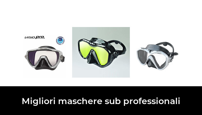 Predisposizione Graduata per Miopia Trasparente/Giallo Maschera Sub Adulto per Immersioni Subacquee e Snorkeling con Custodia Seac One 