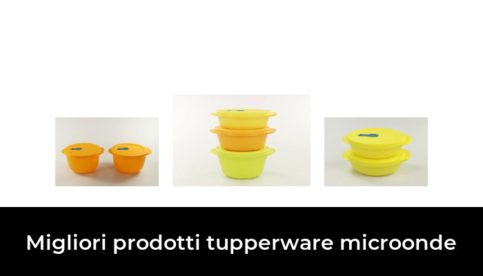 Tupperware Microonde Cryst alwave 800 ML Colore: Verde Lime 400 Giallo Micro Pop 17199 600ml Orange Uni 