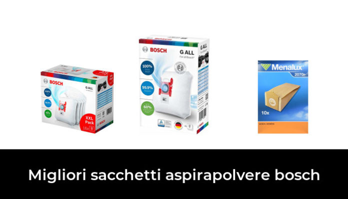 Bosch Activa Sacchetti Per Aspirapolvere - Confezione Da 5 Pezzi, Alta Filtrazione, Adatti Per Modelli Activa, Casa, Natura (Serie H)