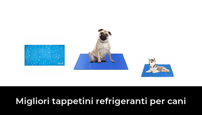 Tappetino Refrigerante per Cani Tappetino di Raffreddamento Durevole per Cani e Gatti Pad Auto-Raffreddamento Tappeto Rinfrescante per Animali Domestici in Estate Calda 90*50cm Gel Non tossico 