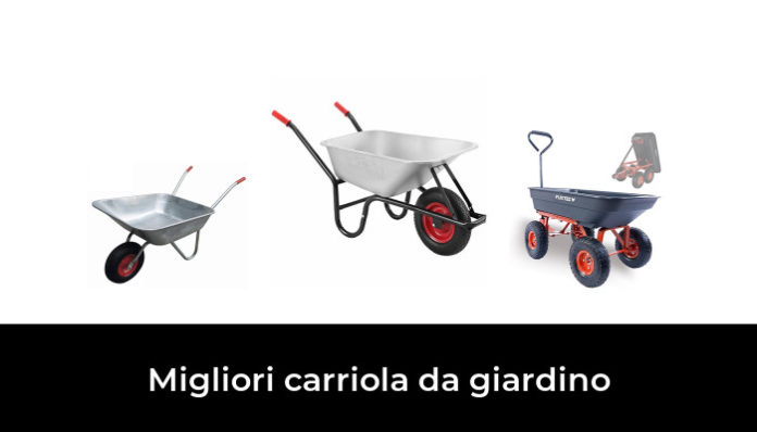 Carriola Da Giardino Con Attrezzi Da Giardino Sul Podio Cilindro Con