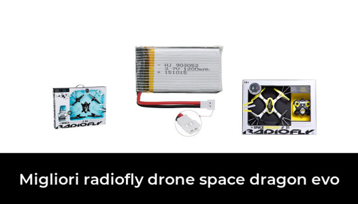 Radiofly Space Wasp 32 – Drone RC Richiudibile Con Camera 480p, Wi-Fi, Flip 360°, Fermoposizione E Decollo Assistito, 8 Funzioni E 3 Velocità