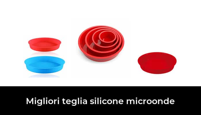 Teglia per torte in silicone colore: rosso e blu rotonda 15 cm e 20 cm DanziX antiaderente riutilizzabile 