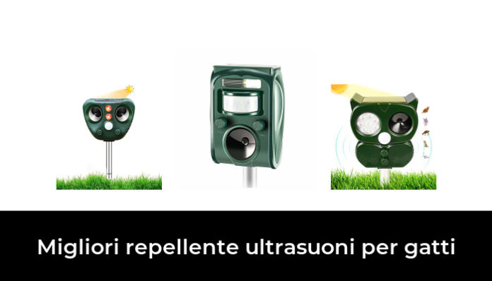 Ultrasuoni Solare Repellente Gatti,Repellente per Animali,Repeller per Piccioni,Utile per Fattoria,Giardino,Cortile,Repellente per Gatti