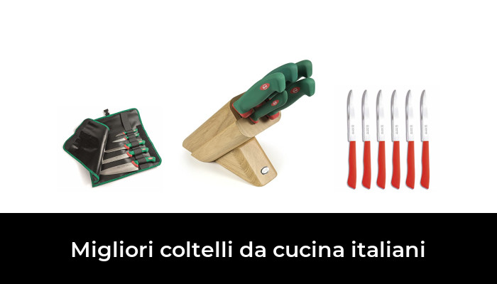 Set di 6 coltelli da cucina italiani lama ondulata extra affilata coltello da tavola manico ergonomico 11 cm bianco lavabile in lavastoviglie 