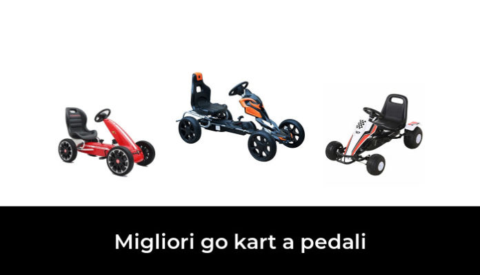 HOMCOM Go-Kart A Pedali Per Bambini 3-8 Anni – Freno A Mano, Sedile Regolabile, Marcia Avanti/Retro, Ruote EVA Silenziose, Max 30 Kg