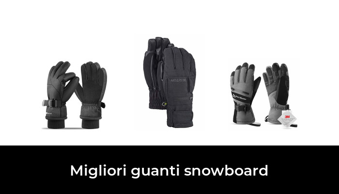 Guanti Da Sci E Snowboard Attono Taglia M - Caldi, Impermeabili Con Membrana Hipora, Palmo In Amara Antiscivolo, Polsino In Neoprene