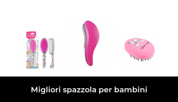 Set Spazzola E Pettine Per Neonati - Setole Naturali Morbide, Ideale Per Cuoio Capelluto Delicato | Regalo Baby Shower (Rosa)