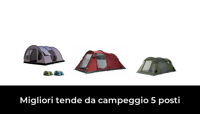 Ergocar Tenda Campeggio Pop Up 3-4 Persone Ultra-Leggero Tenda Impermeabile Antivento a Cupola Leggera con Veranda per Campeggio Escursioni Arrampicata