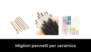 Pennello Nasello In Pelo Di Pecora Per Artisti – Set Tubi 3/4/5/6/7, Spazzole Per Ceramica, Pittura, Lavaggio, Polvere – 200x40x28mm