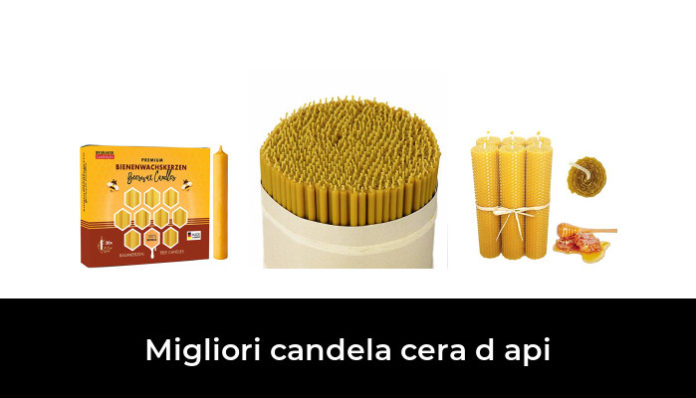 18 fogli di cera d'api sottile per decorare le candele 20x10 cm - Stockmar