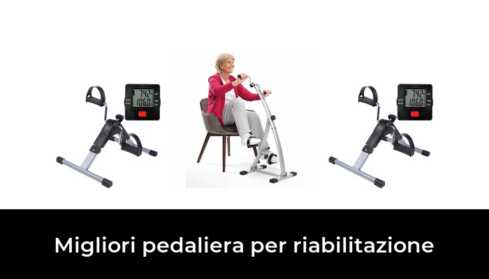HOMCOM Cyclette Elettrica Fitness per Anziani con Pedaliera 41 × 50 × 96cm 