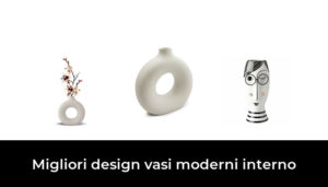 Tyywjw Vaso in Ceramica a Ciambella, Vaso Bianco Ceramica Moderno, Vasi Decorati