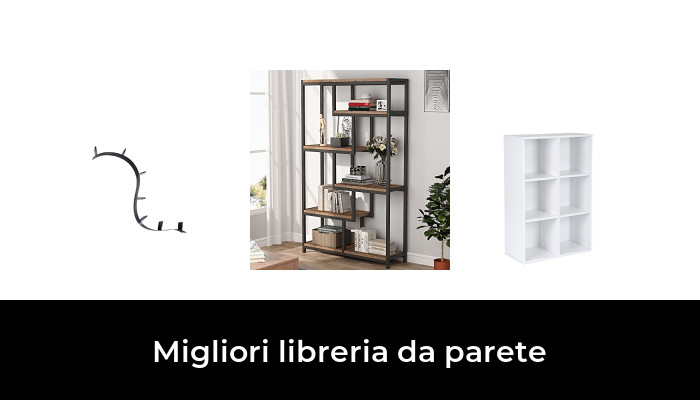 Scaffale con 6 Ripiani 192 x 80 x 24 cm Libreria/Organizzatore per Soggiorno/Ufficio Color Grigio Scuro en.casa 
