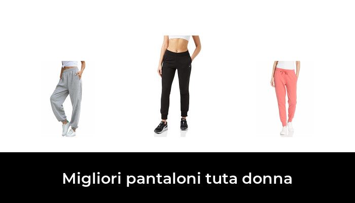 iClosam Pantaloni Sportivi da Donna Sportivi Fitness Pantaloni da Jogging Corsa Palestra Tempo Libero con Laccetti 
