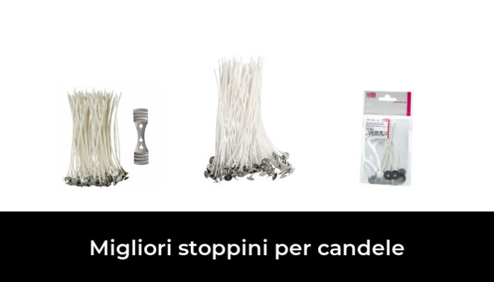 Stoppini per candele, 100 pezzi, stoppini per candele (10 e 15