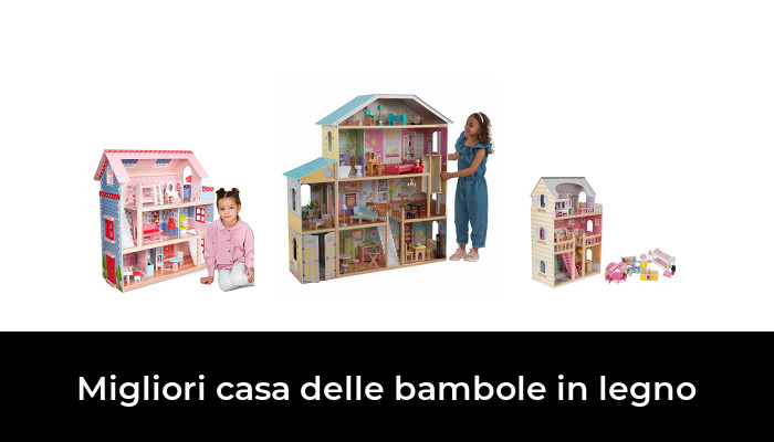 Boppi giocattolo bambole casa in legno con 8 accessori arredo Play e storie 3 NUOVO 