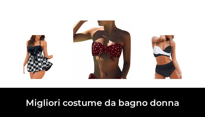 Tuopuda Costume da Bagno Donna Due Pezzi Righe Bikini Set Collo Appeso Swimwear Coordinati da Bikini per Donna 
