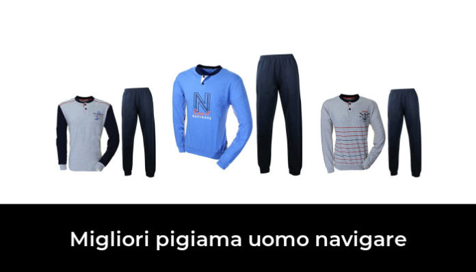 Pigiama uomo in jersey di cotone a manica lunga Navigare 141974