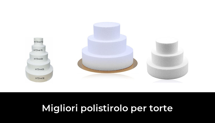 20 Idea party Base per Torta Circolare in Polistirolo Altezza 5 cm Cake Desing 