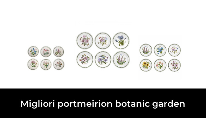 Set di 6 piatti piani da 25,4 cm Portmeirion Exotic Botanic Garden 