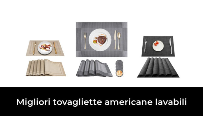 46 Migliori tovagliette americane lavabili nel 2024 (recensioni
