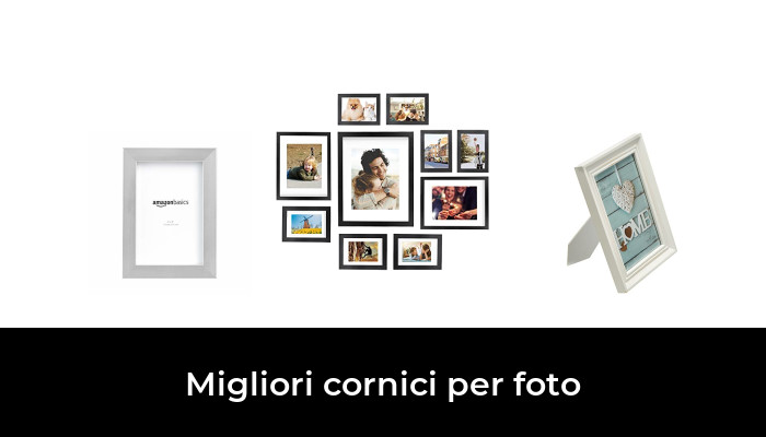 Photolini Set di 3 cornici per Foto da 21x30 cm/DIN A4 Modern Argento in MDF con Vetro Acrilico Accessori Inclusi/Collage Foto/Galleria Fotografica 